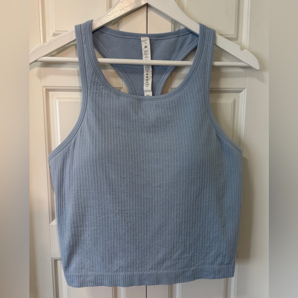 Lululemon Ribbed Racerback Tank - Size 12 - Picture 3 of 8
